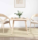 VidaXL Tafelblad vierkant 90x90x2,5 cm massief grenenhout