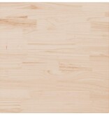 VidaXL Tafelblad vierkant 90x90x2,5 cm massief grenenhout