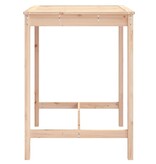 VidaXL Tuintafel 82,5x82,5x110 cm massief grenenhout