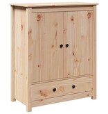 VidaXL Hoge kast 83x41,5x100 cm massief grenenhout
