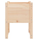 VidaXL Plantenbakken 2 st 40x40x52,5 cm massief grenenhout
