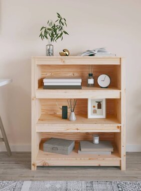 VidaXL Boekenkast 80x35x97 cm massief grenenhout
