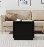 VidaXL Salontafel 51x50x44 cm bewerkt hout zwart