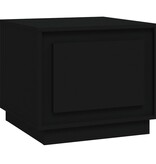 VidaXL Salontafel 51x50x44 cm bewerkt hout zwart