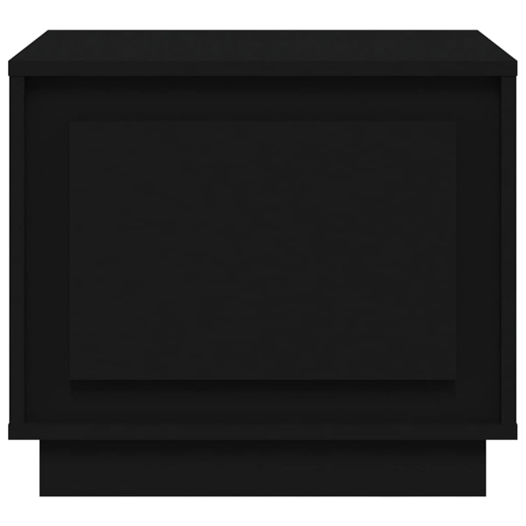VidaXL Salontafel 51x50x44 cm bewerkt hout zwart