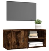 VidaXL Tv-meubels 2 st 80x31,5x36 cm bewerkt hout gerookt eikenkleurig