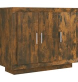 VidaXL Dressoir 92x35x75 cm bewerkt hout gerookt eikenkleurig