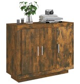 VidaXL Dressoir 92x35x75 cm bewerkt hout gerookt eikenkleurig