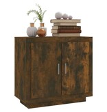 VidaXL Dressoir 80x40x75 cm bewerkt hout gerookt eikenkleurig