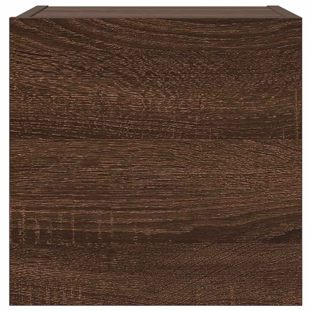VidaXL Tv-wandmeubelen 4 st 30,5x30x30 cm bruin eikenkleur