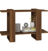 VidaXL Boekenkast/kamerscherm 80x30x51 cm bruin eikenkleur