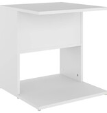 VidaXL Bijzettafel 45x45x48 cm bewerkt hout wit