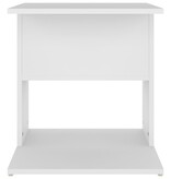 VidaXL Bijzettafel 45x45x48 cm bewerkt hout wit