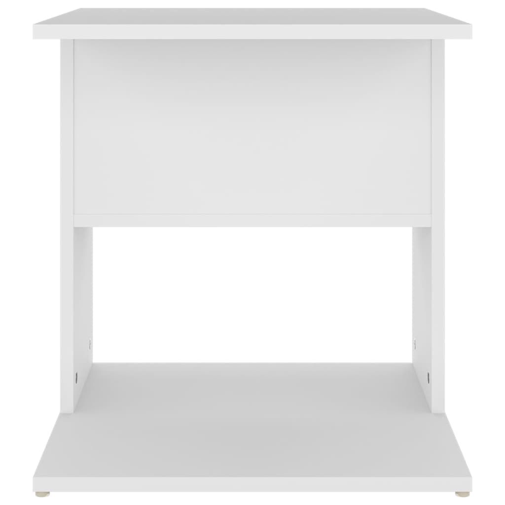 VidaXL Bijzettafel 45x45x48 cm bewerkt hout wit