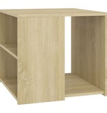 VidaXL Bijzettafel 50x50x45 cm bewerkt hout sonoma eikenkleurig