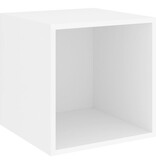 VidaXL Wandkast 37x37x37 cm bewerkt hout wit