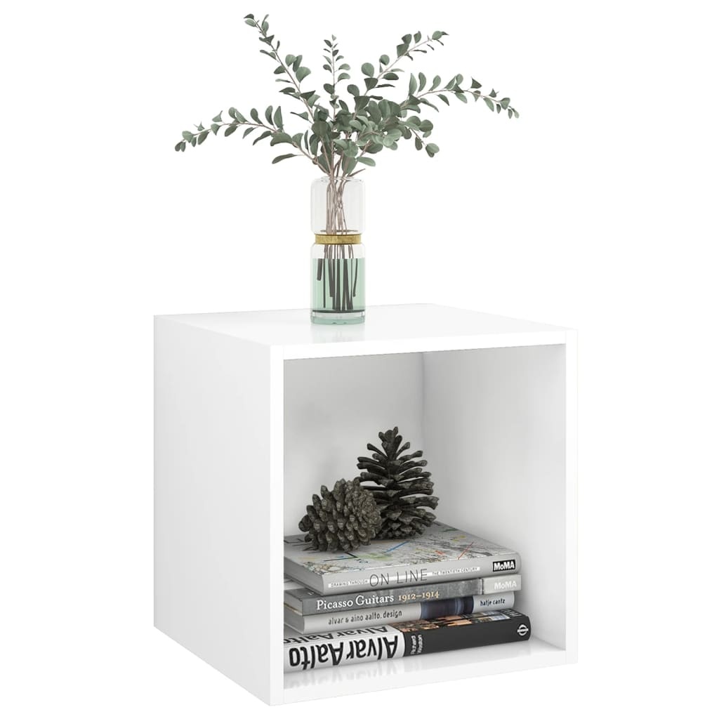 VidaXL Wandkast 37x37x37 cm bewerkt hout wit