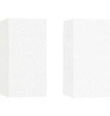 VidaXL Tv-meubelen 2 st 30,5x30x60 cm bewerkt hout wit
