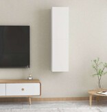 VidaXL Tv-meubelen 2 st 30,5x30x60 cm bewerkt hout wit