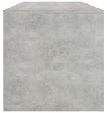 VidaXL Salontafel 100x40x40 cm bewerkt hout betongrijs