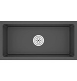 VidaXL Gootsteen handgemaakt roestvrij staal zwart