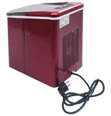 VidaXL IJsblokjesmachine 1,4 L 15 kg/24 u rood