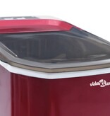 VidaXL IJsblokjesmachine 1,4 L 15 kg/24 u rood