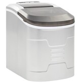 VidaXL IJsblokjesmachine 2,4 L 15 kg/24 u zilver