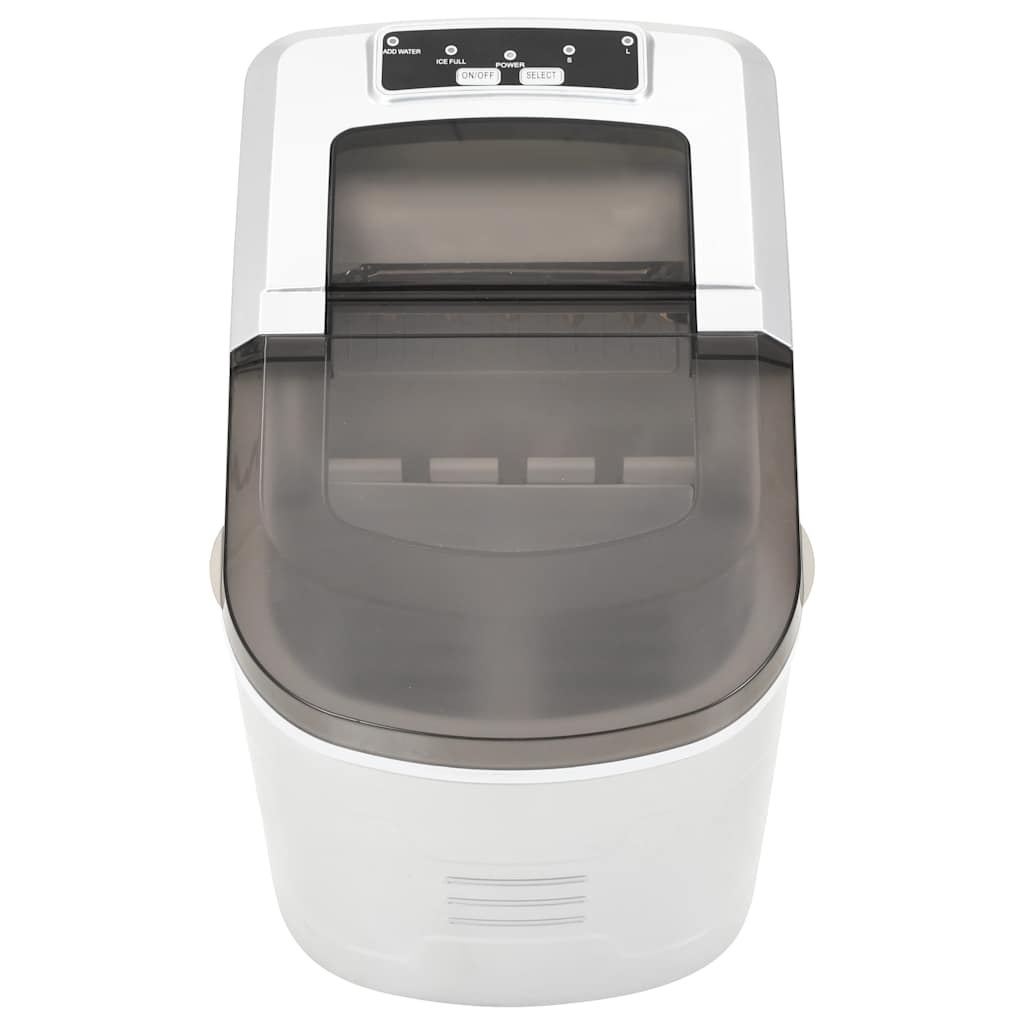 VidaXL IJsblokjesmachine 2,4 L 15 kg/24 u zilver