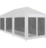 VidaXL Partytent met 8 mesh zijwanden 9x3 m