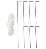 VidaXL Partytent met 8 mesh zijwanden 9x3 m