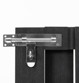 VidaXL Poort 100x80 cm HKC grijs