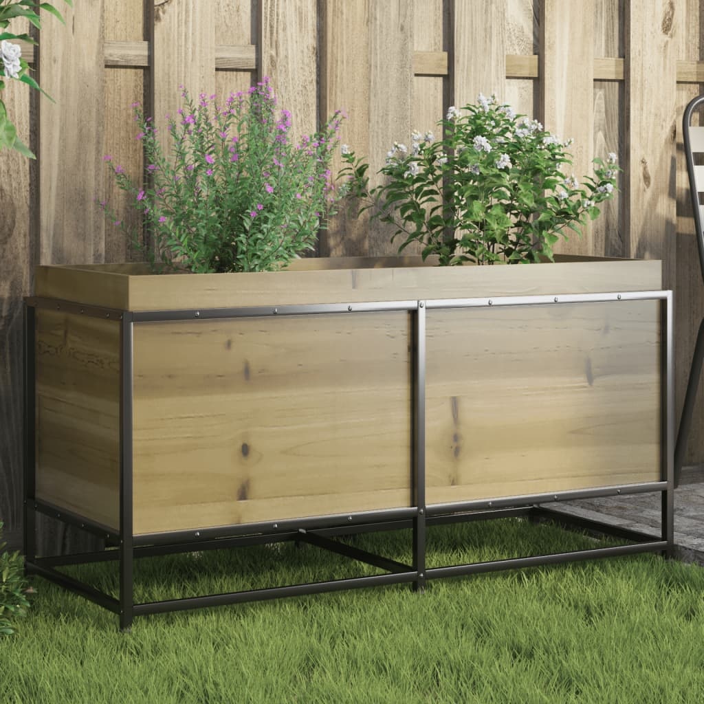 VidaXL Plantenbak 100x40x50 cm geïmpregneerd grenenhout