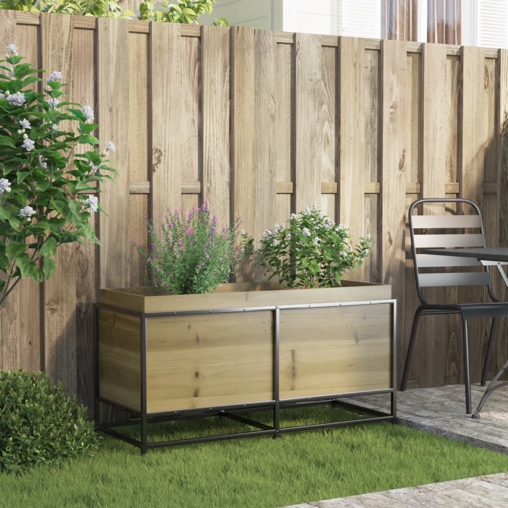 VidaXL Plantenbak 100x40x50 cm geïmpregneerd grenenhout