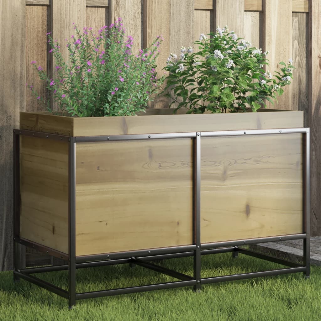 VidaXL Plantenbak 80x40x50 cm geïmpregneerd grenenhout