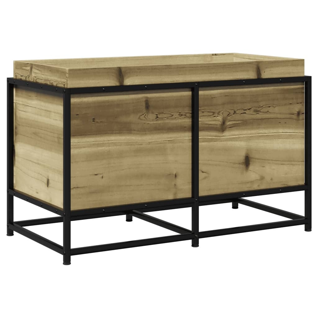VidaXL Plantenbak 80x40x50 cm geïmpregneerd grenenhout