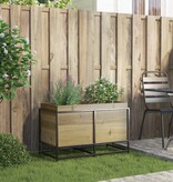 VidaXL Plantenbak 80x40x50 cm geïmpregneerd grenenhout