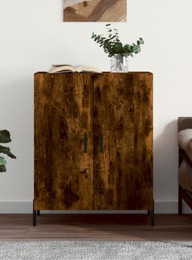 VidaXL Dressoir 69,5x34x90 cm bewerkt hout gerookt eikenkleurig