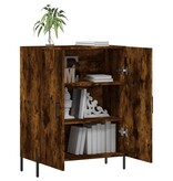 VidaXL Dressoir 69,5x34x90 cm bewerkt hout gerookt eikenkleurig