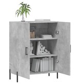 VidaXL Dressoir 69,5x34x90 cm bewerkt hout betongrijs