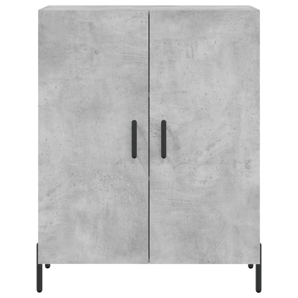 VidaXL Dressoir 69,5x34x90 cm bewerkt hout betongrijs