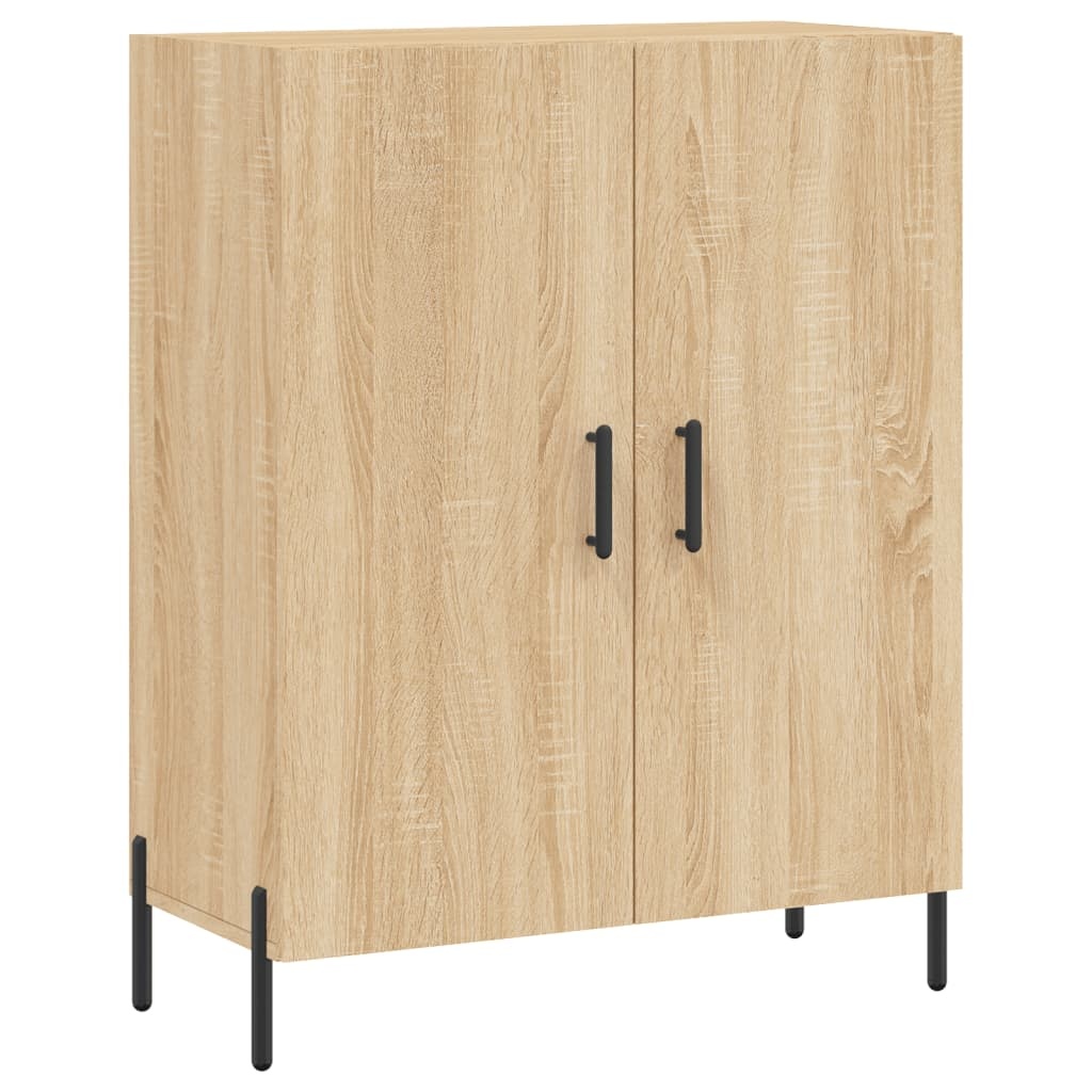 VidaXL Dressoir 69,5x34x90 cm bewerkt hout sonoma eikenkleurig