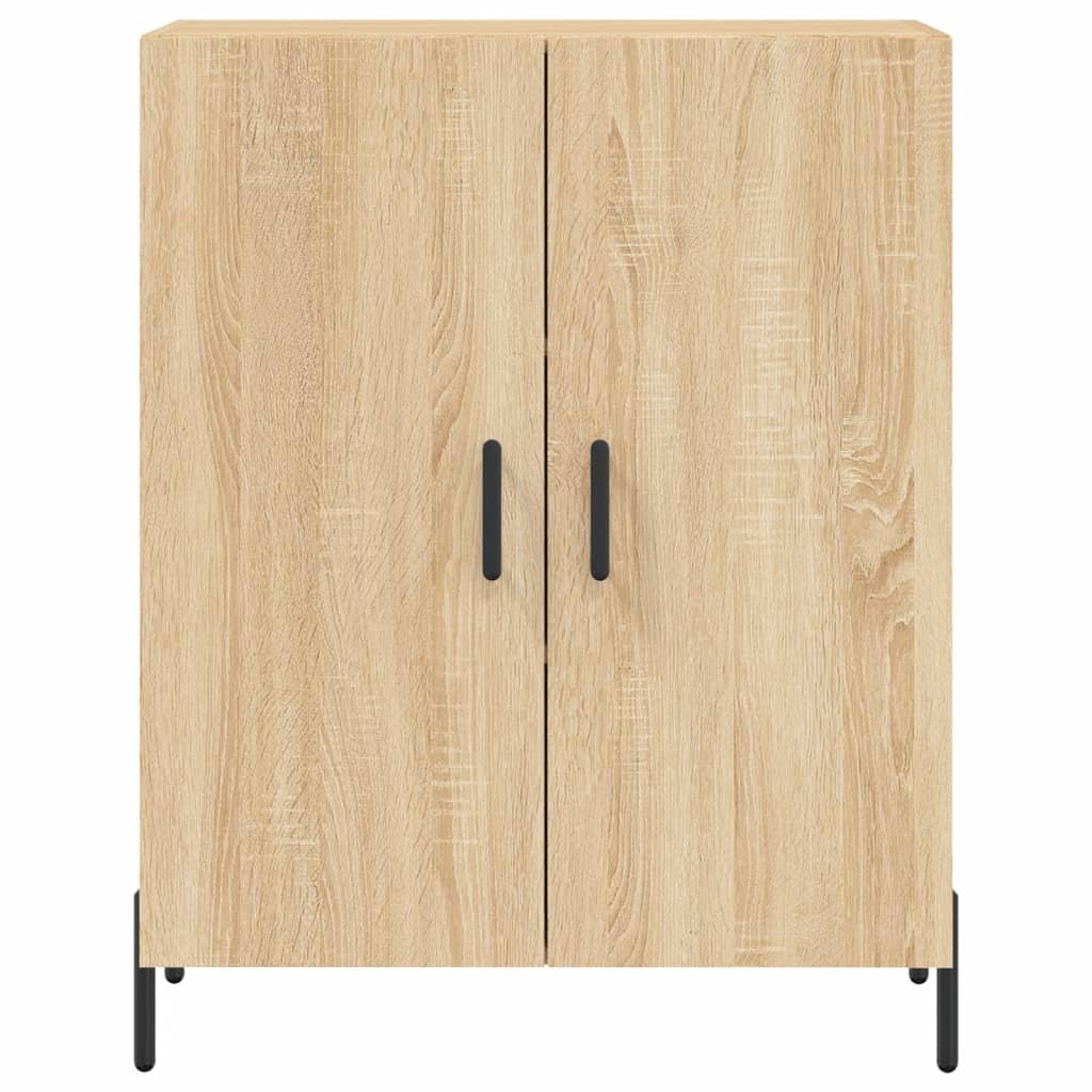 VidaXL Dressoir 69,5x34x90 cm bewerkt hout sonoma eikenkleurig