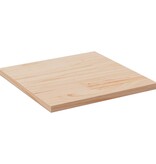 VidaXL Tafelblad vierkant 60x60x2,5 cm massief grenenhout
