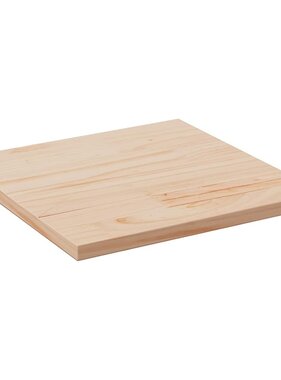 VidaXL Tafelblad vierkant 60x60x2,5 cm massief grenenhout