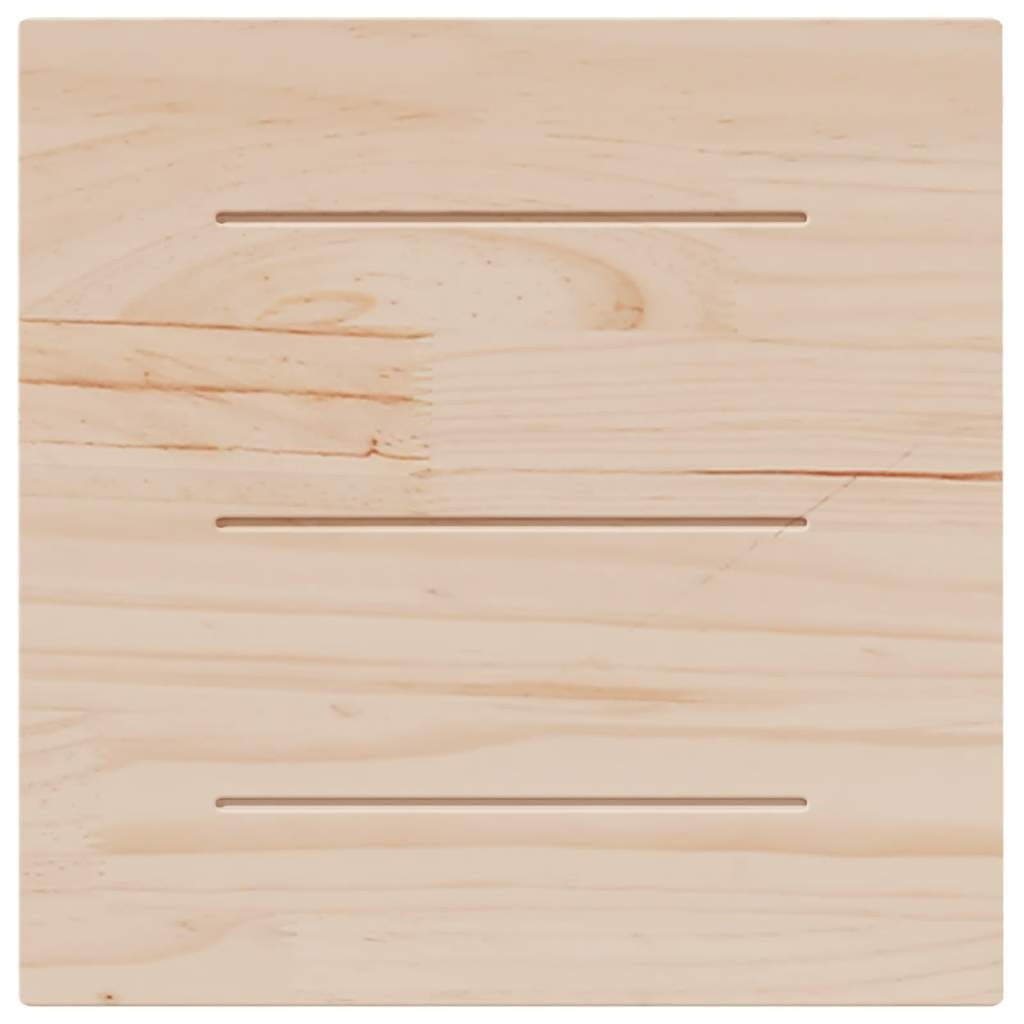 VidaXL Tafelblad vierkant 60x60x2,5 cm massief grenenhout