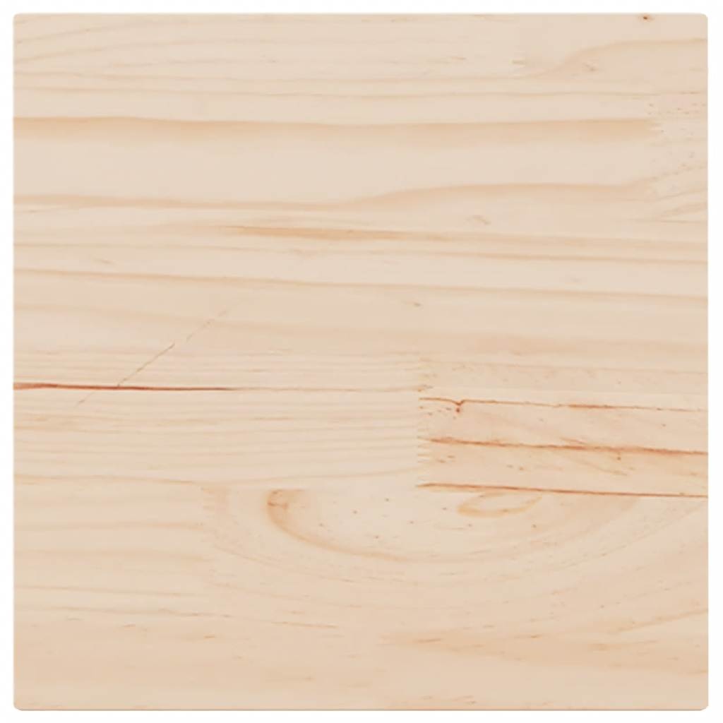 VidaXL Tafelblad vierkant 60x60x2,5 cm massief grenenhout