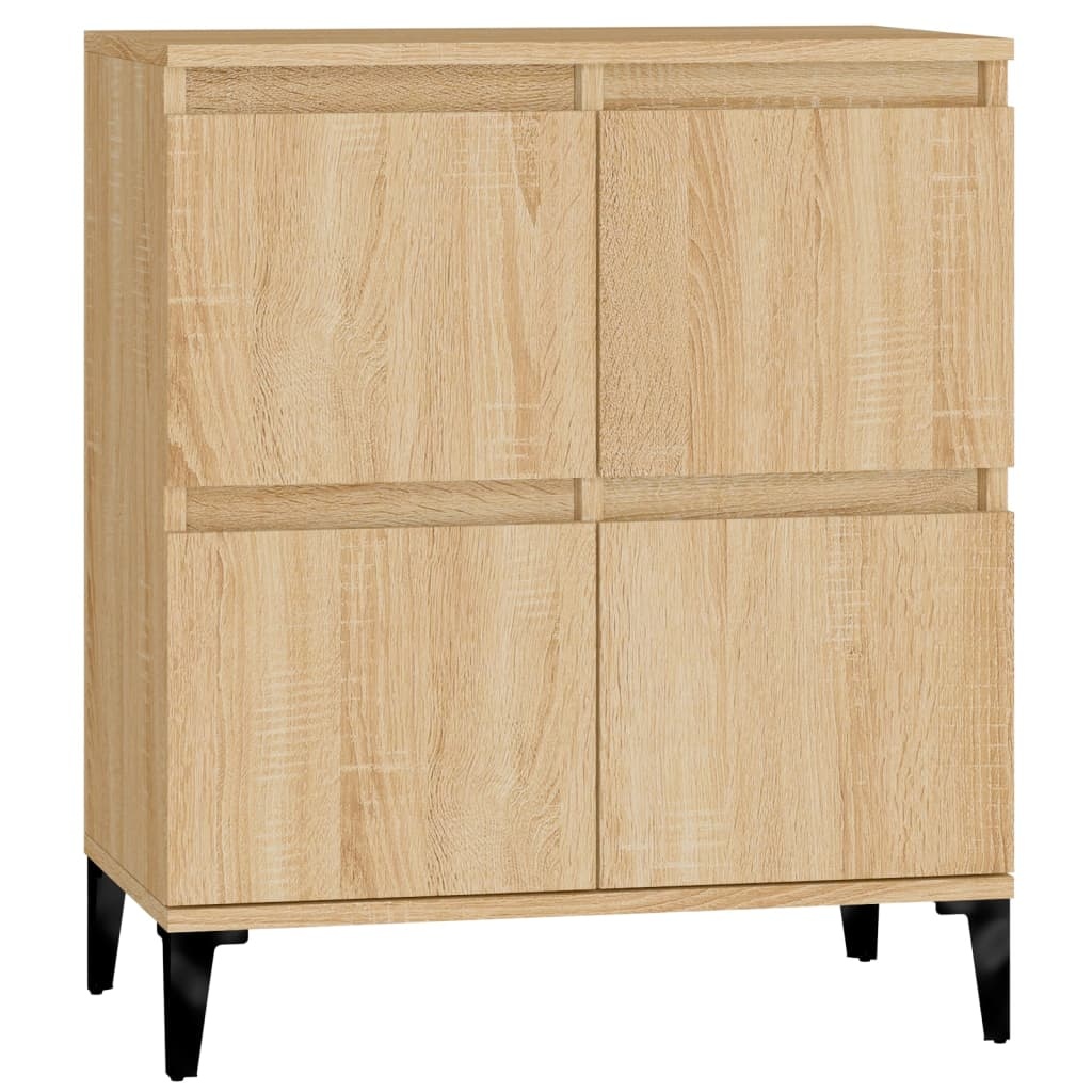 VidaXL Dressoir 60x35x70 cm bewerkt hout sonoma eikenkleurig