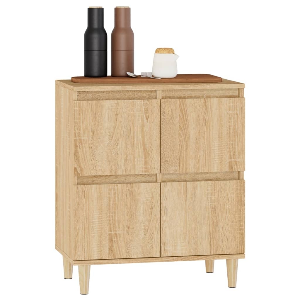 VidaXL Dressoir 60x35x70 cm bewerkt hout sonoma eikenkleurig