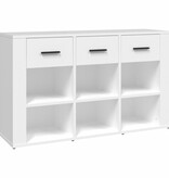 VidaXL Dressoir 100x30x59,5 cm bewerkt hout wit